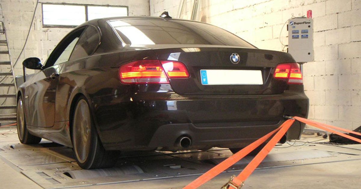 BMW 335i E92 sur banc de puissance